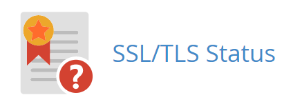 cPanel > セキュリティ > SSL/TLS Status