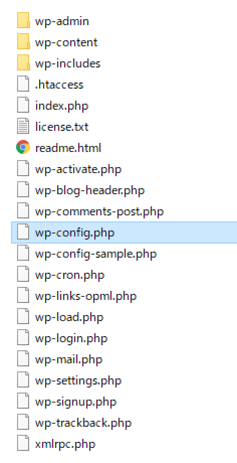 config.phpの編集