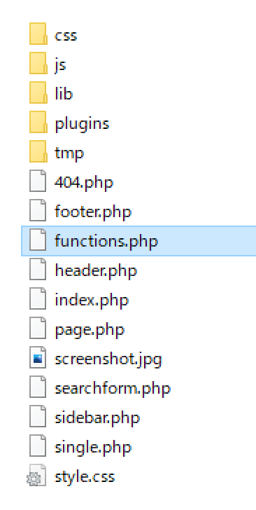 functions.phpの編集